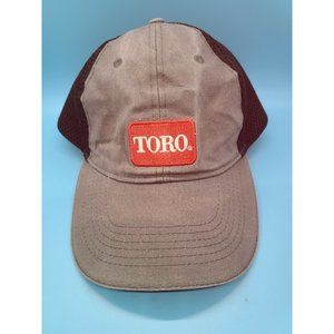 Toro Lawnmower Baseball Hat Trucker Cap Mesh Gray Black Red White